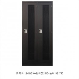 2인용 철망옷장/번호열쇠/블…