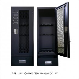 철망 총기 보관함/5점/블랙